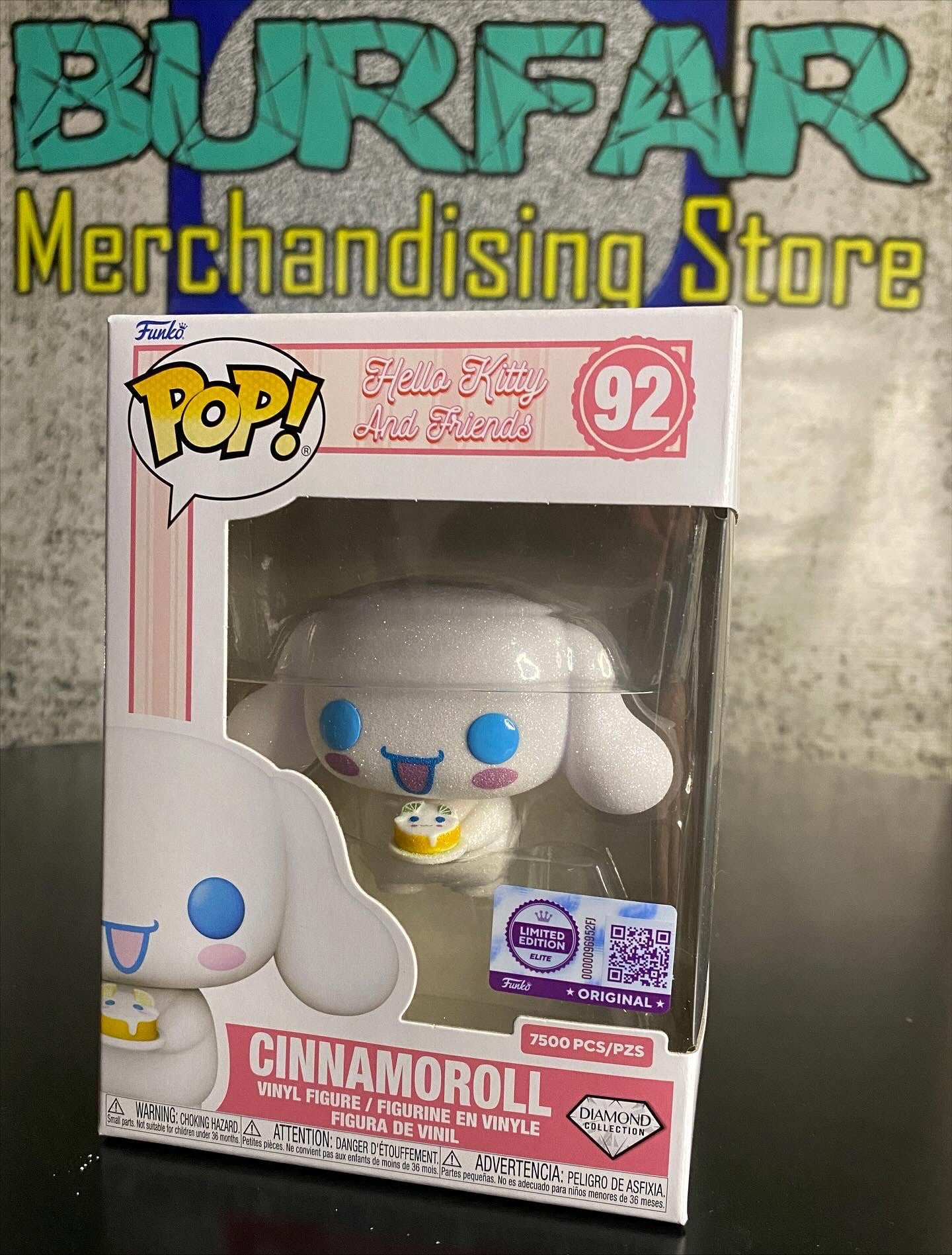 Funko Pop Cinnamoroll Diamond Limited Edition Elite (7.500 Piezas)
