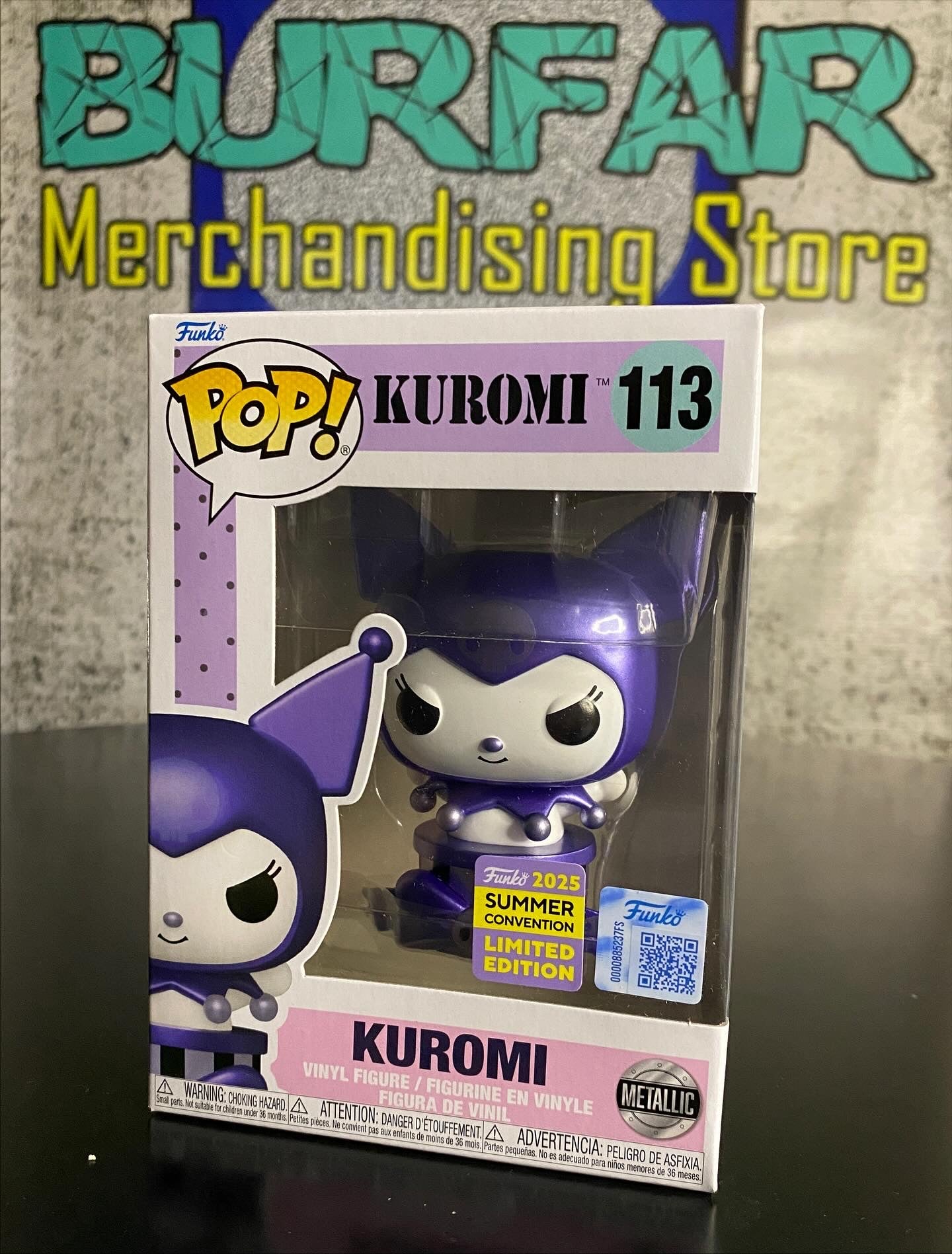 Funko Pop Kuromi Metallic Exclusivo Summer Convention 2025