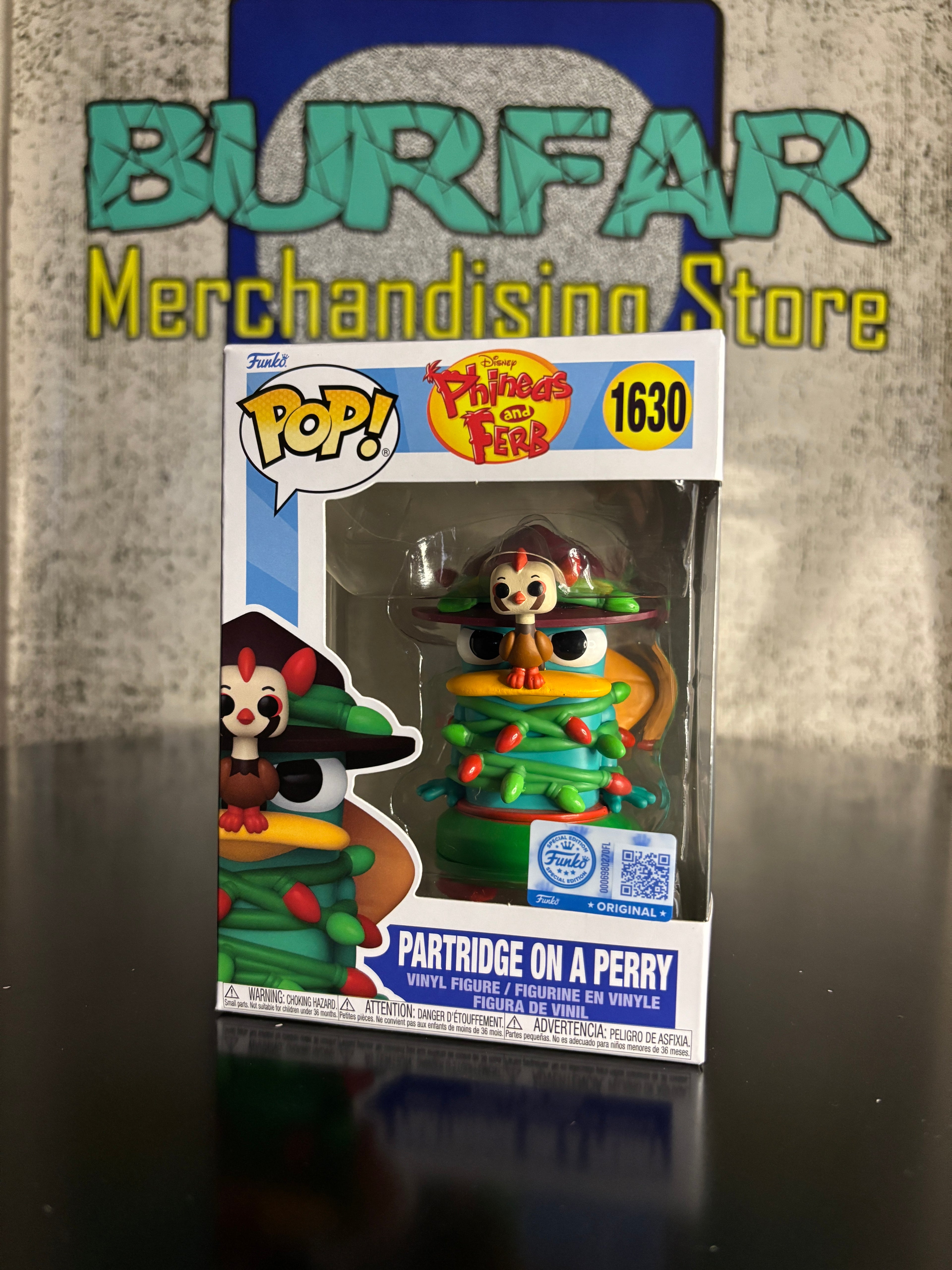 Funko Pop Partridge on a Perry (Phineas and Ferb)