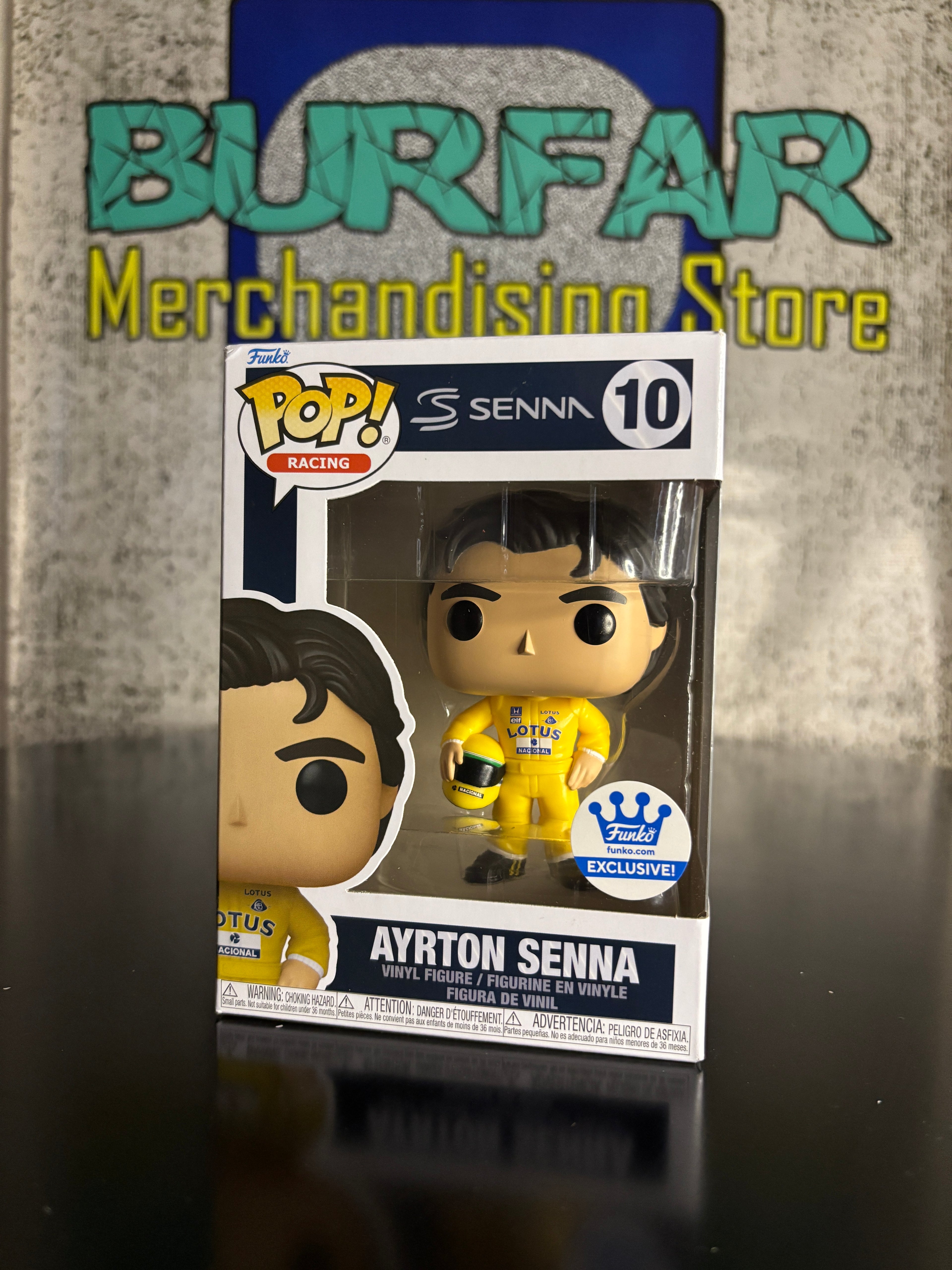 Funko Pop Ayrton Senna Exclusivo FunkoShop F1