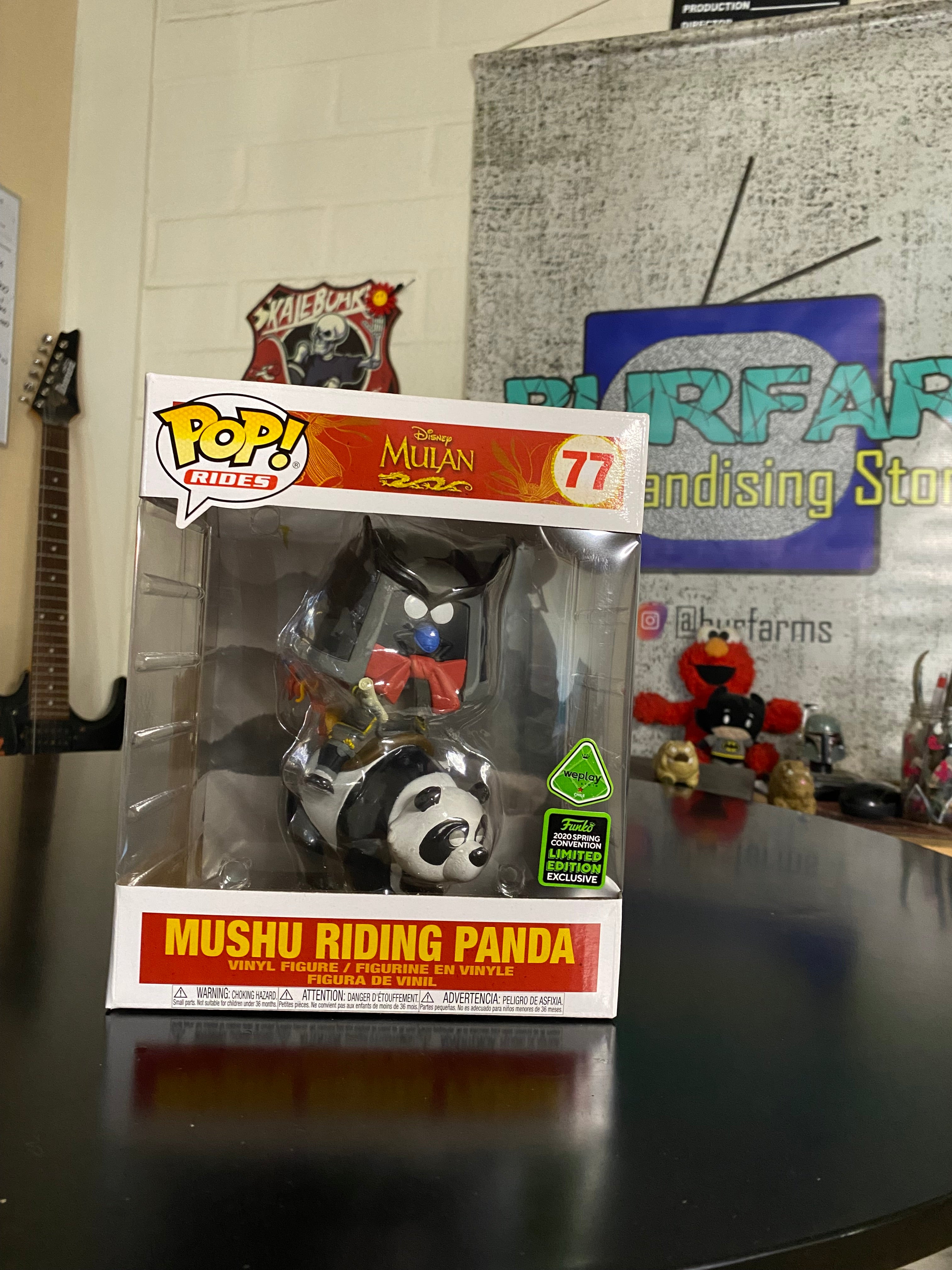 Funko Pop Mushu on Panda Exclusivo Spring Convention 2020