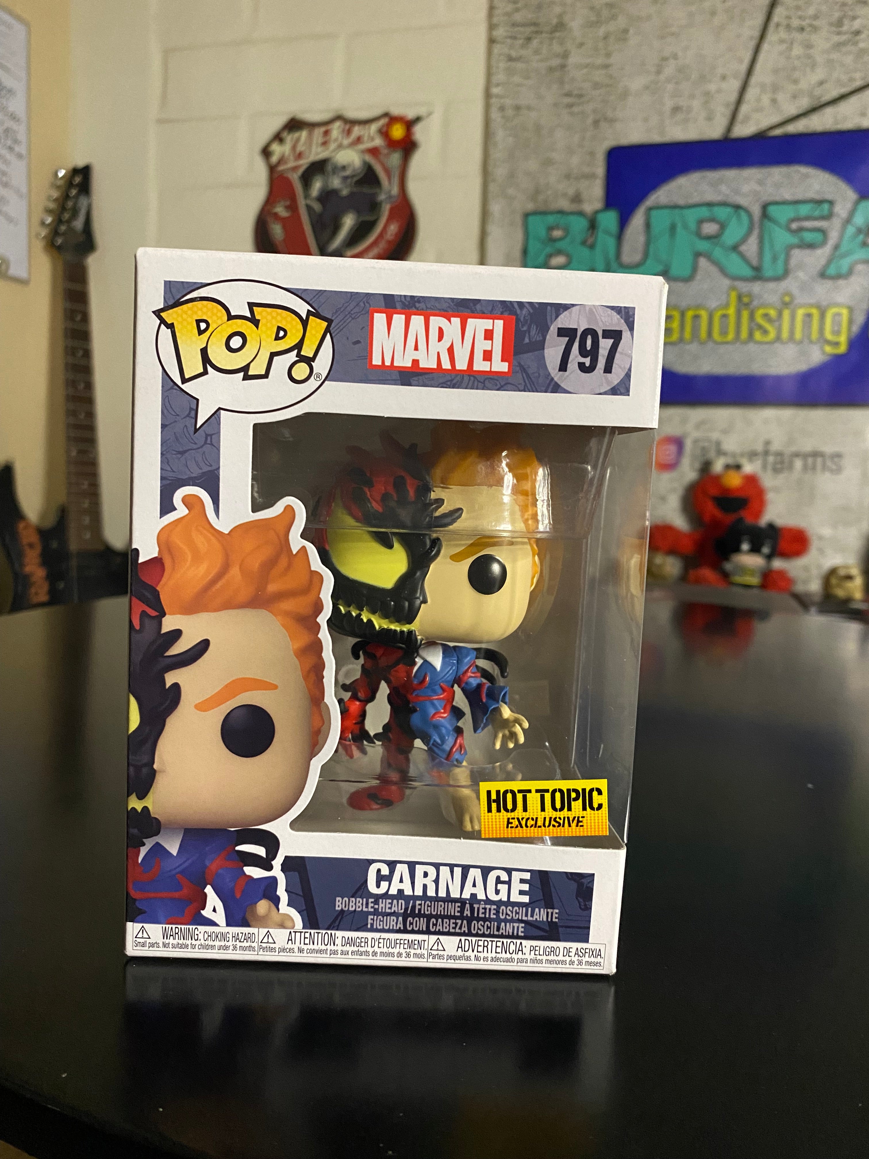 Funko Pop Carnage Exclusivo Hot Topic