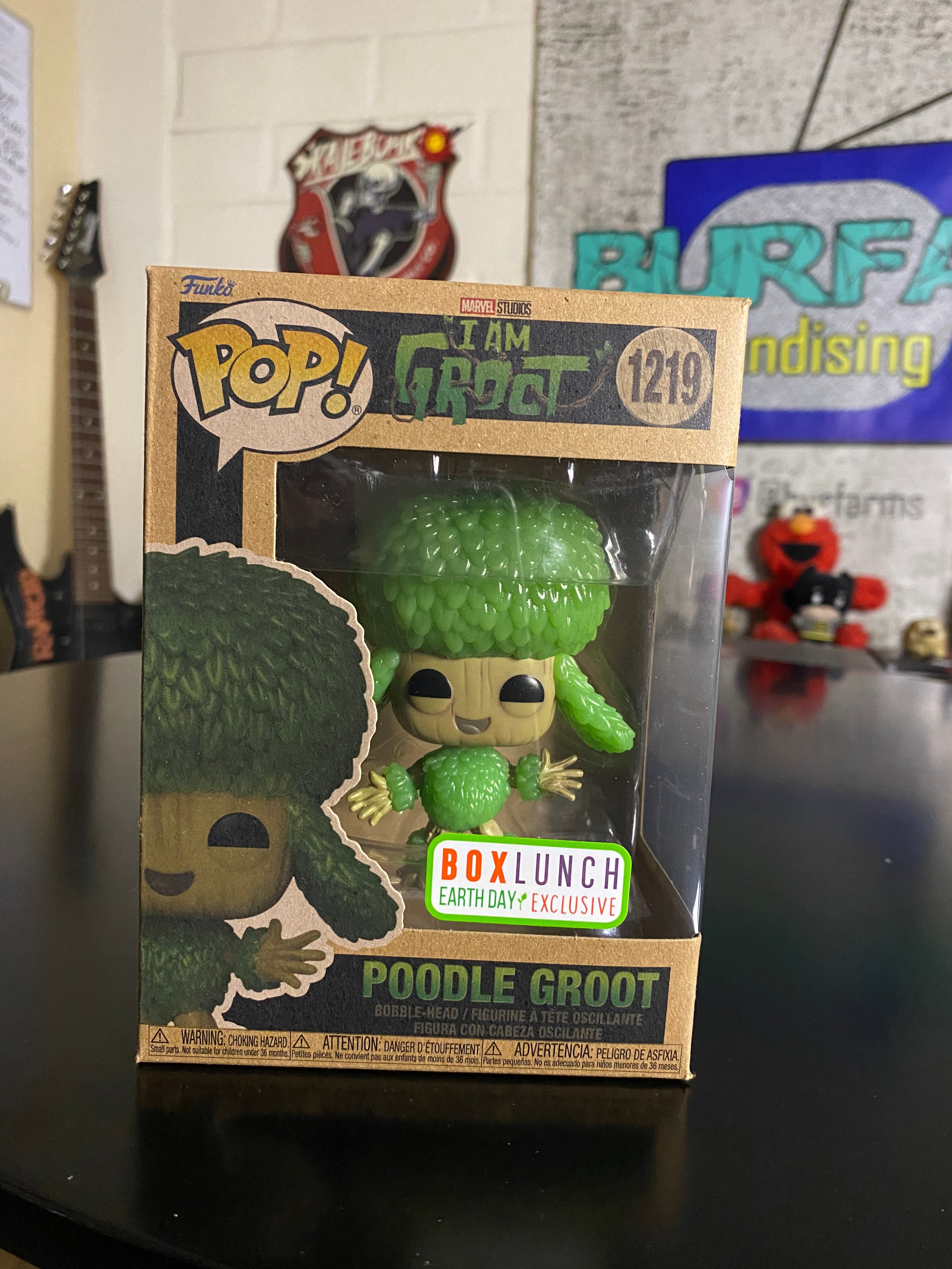 Funko Pop Poodle Groot Exclusivo BoxLunch EarthDay