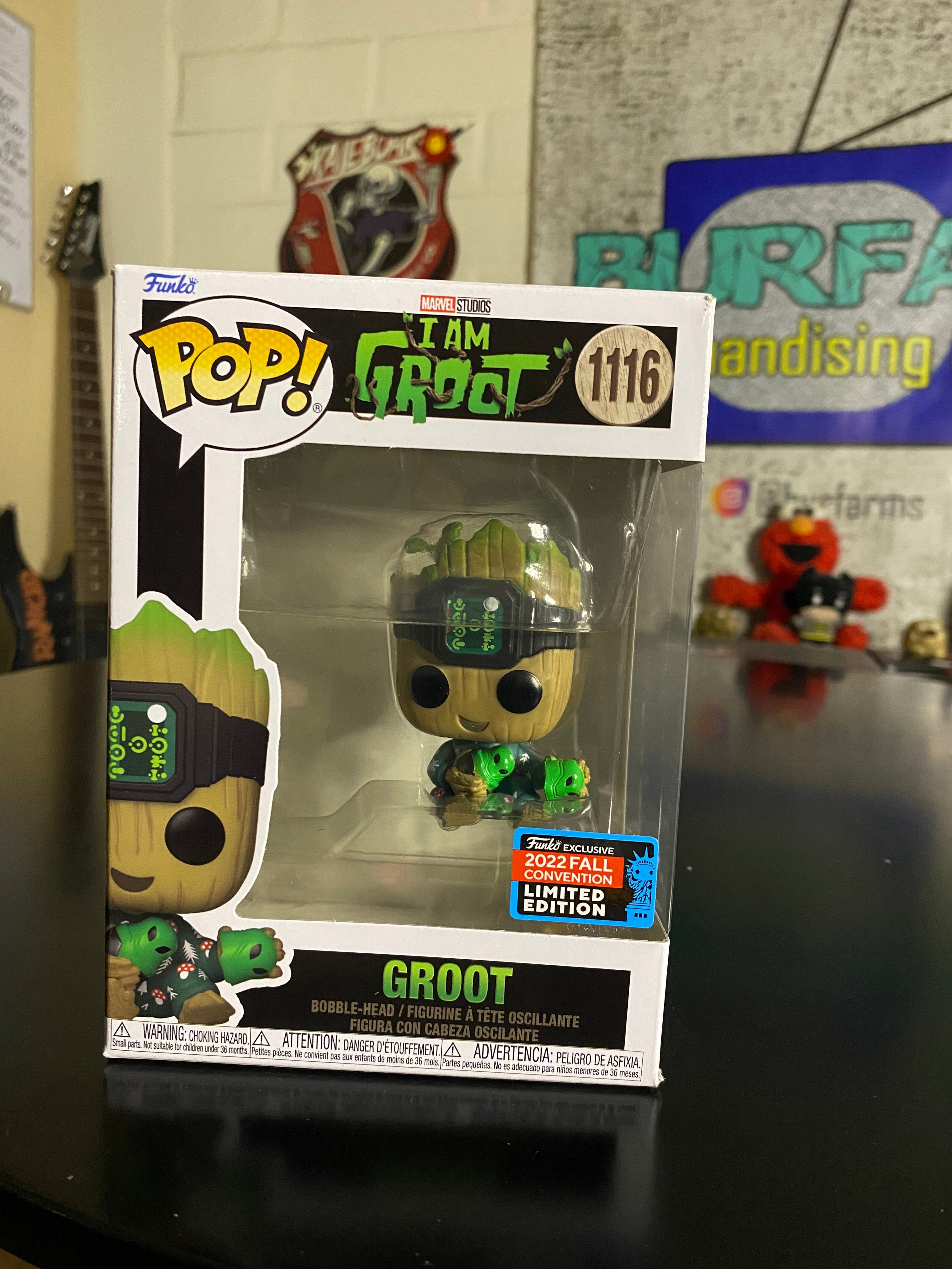 Funko Pop Groot Exclusivo Fall Convention 2022
