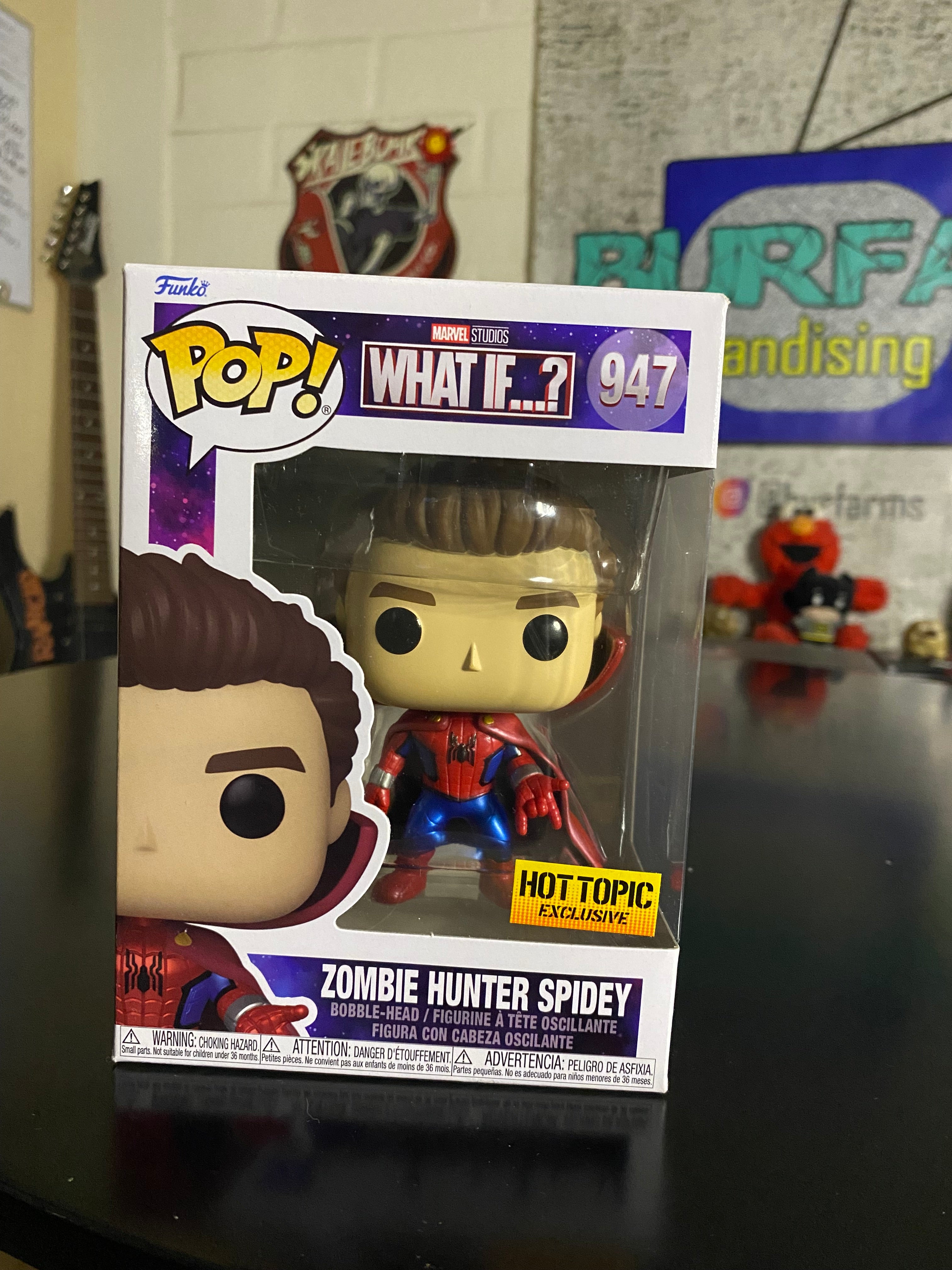 Funko Pop Zombie Hunter Spidey Exclusivo Hot Topic