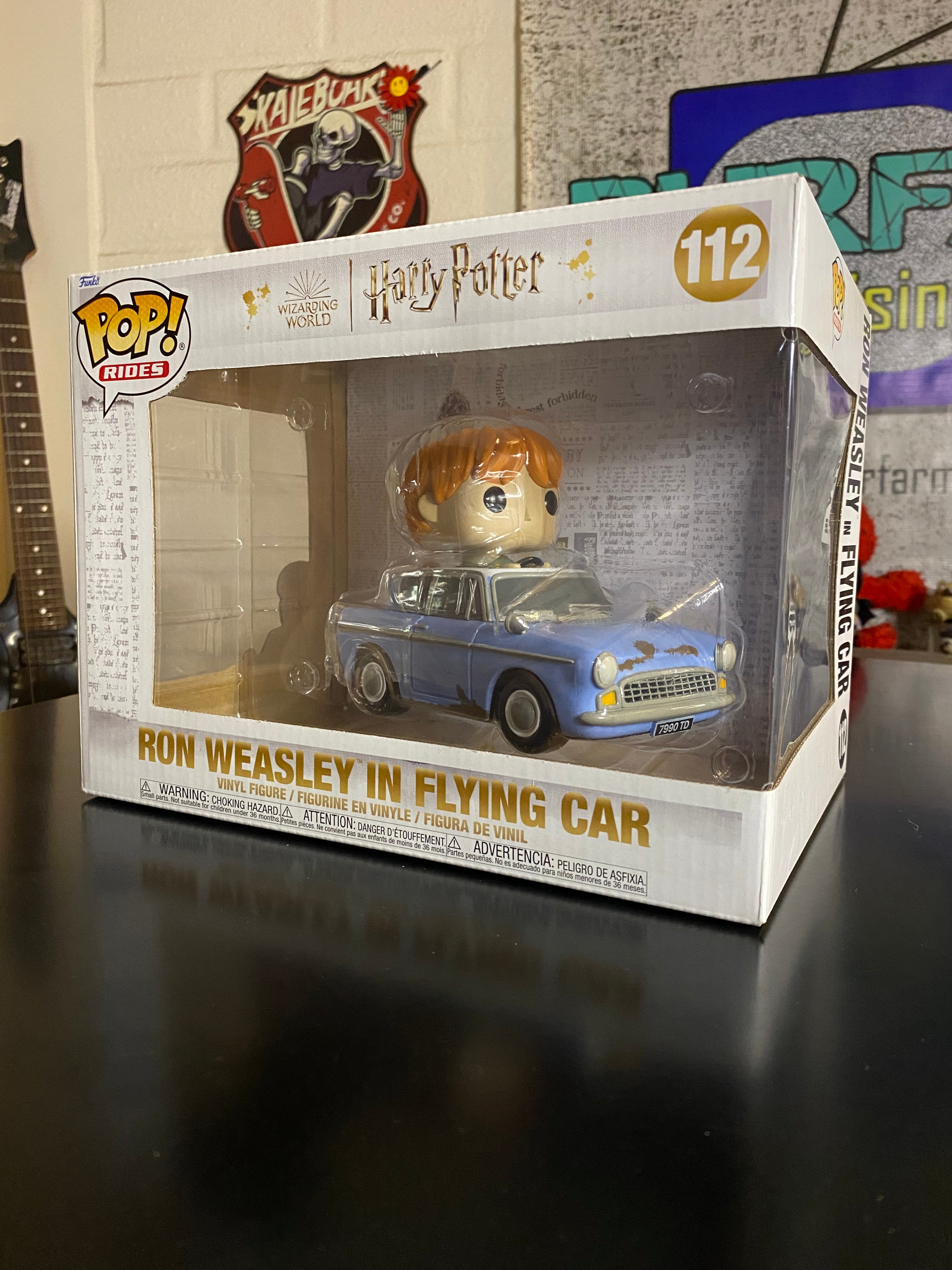 Funko Pop Rides Ron Weasley on Flying Car