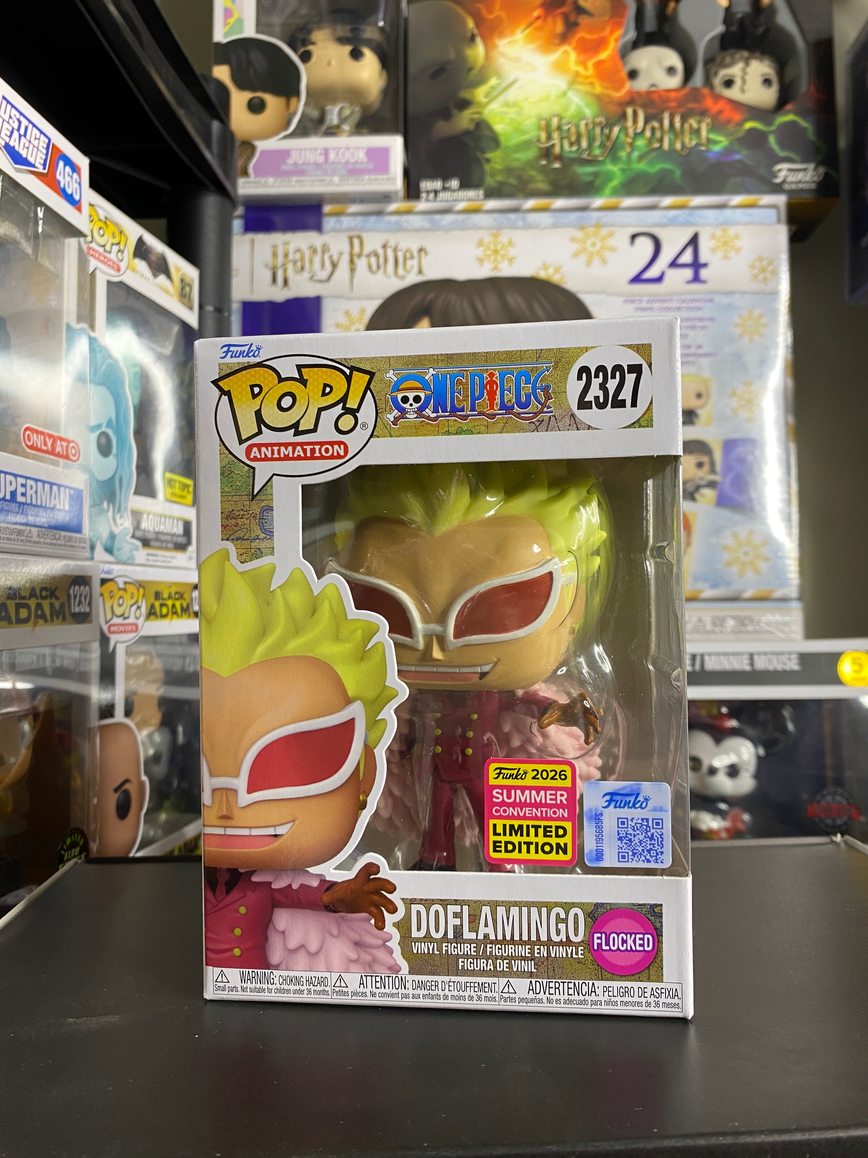 Funko Pop! Doflamingo – One Piece #2327 Flocked (Summer Convention 2026 Limited Edition)
