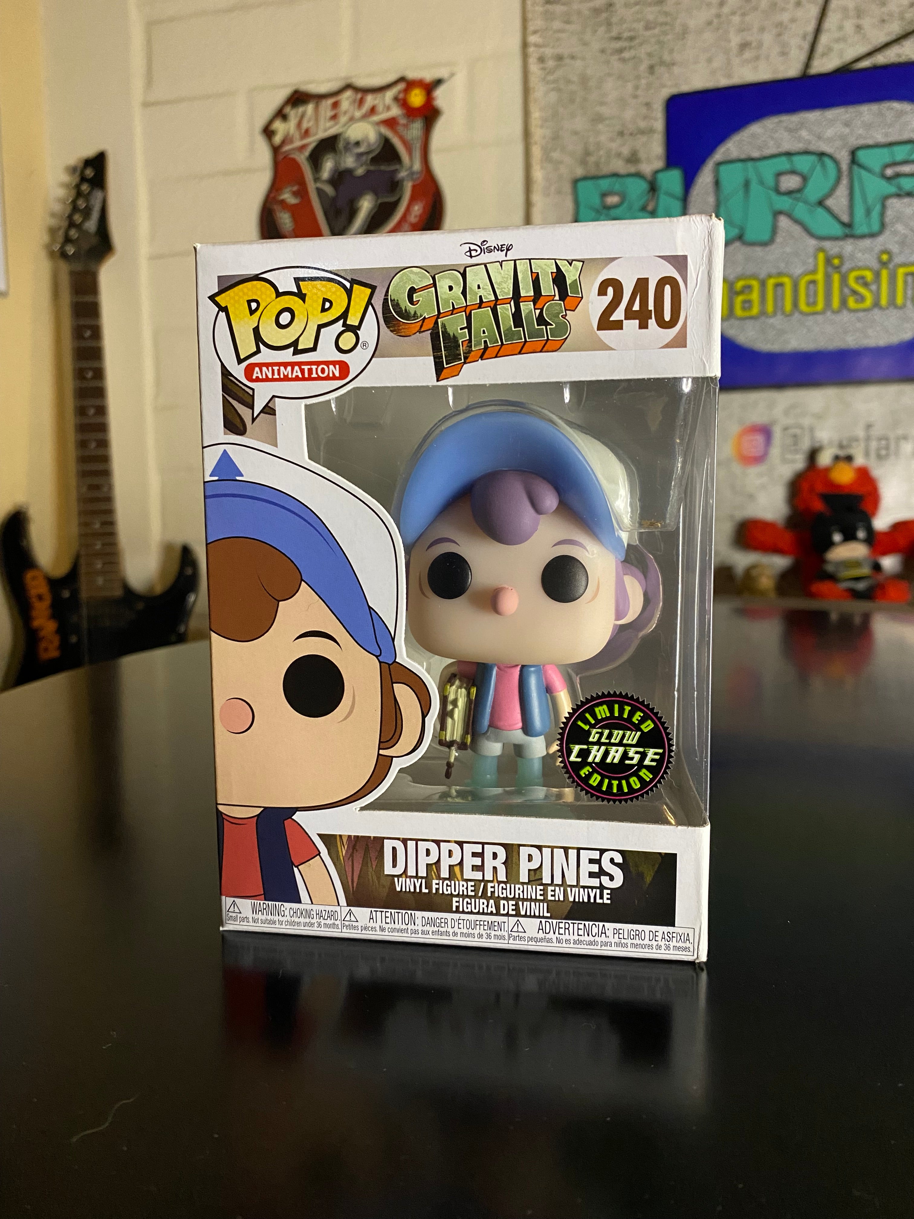 Funko Pop Dipper Pines Glow Chase (Detalle en Caja)