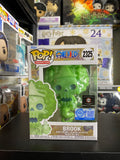 Funko Pop Brook glow in the dark One Piece caja