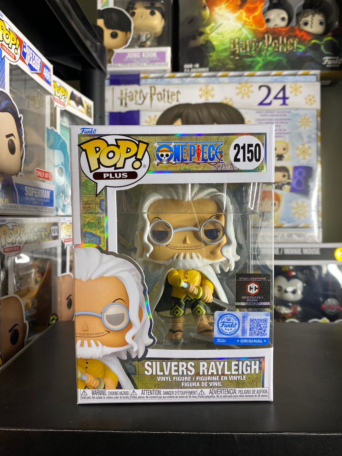 Funko Pop Silvers Rayleigh One Piece caja