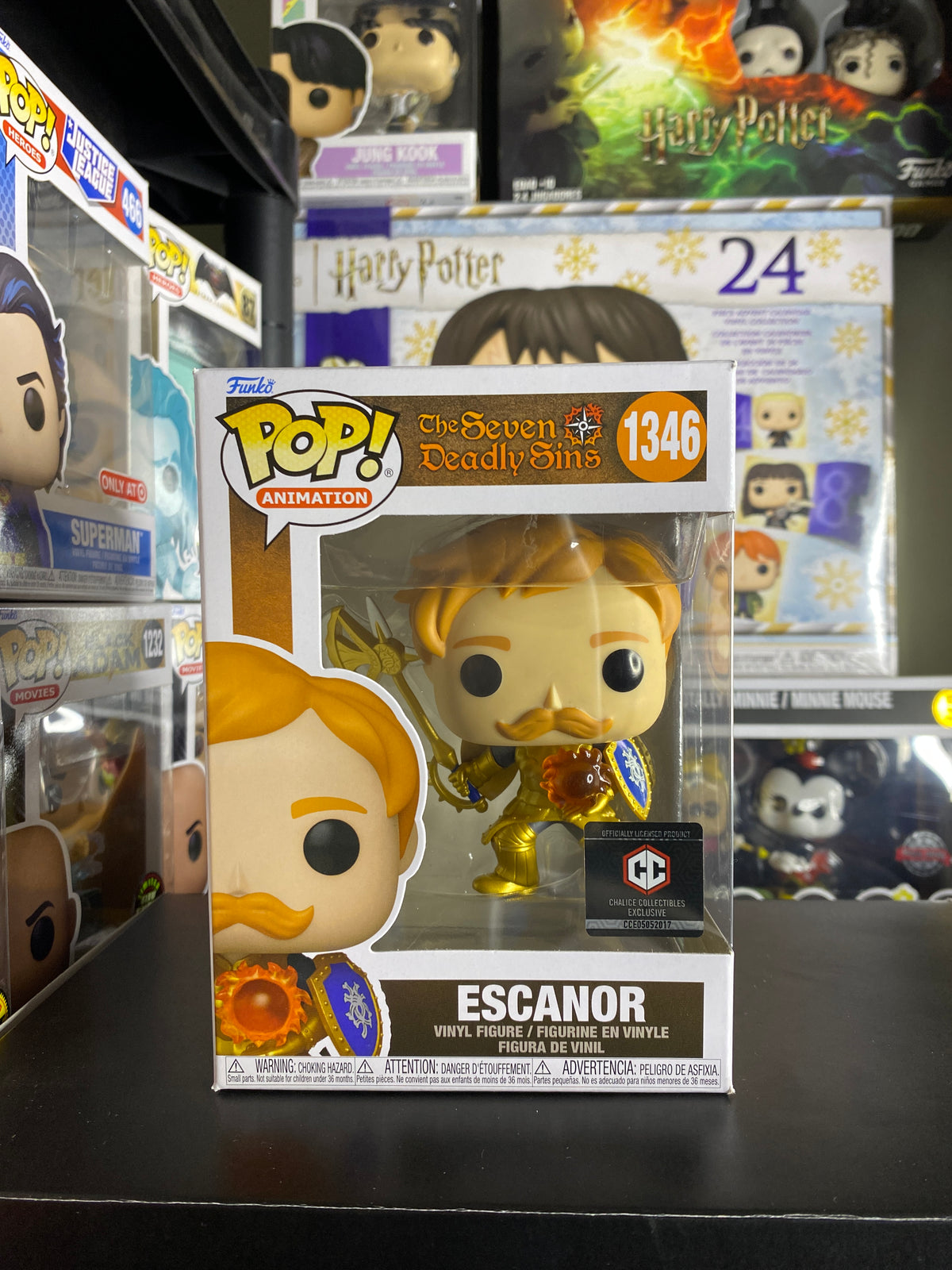 Funko Pop Escanor Seven Deadly Sins caja
