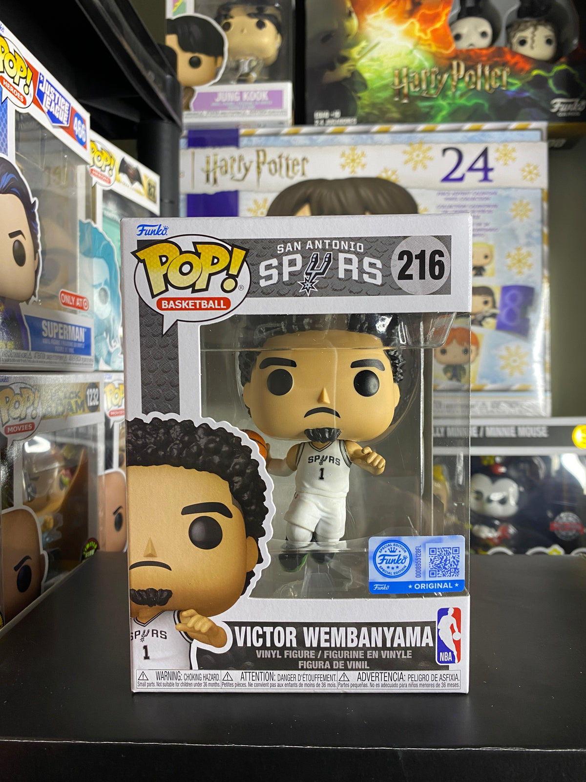Funko Pop Victor Wembanyama Basketball caja