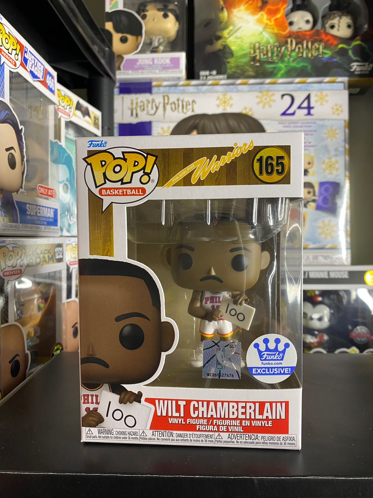 Funko Pop Wilt Chamberlain Basketball caja