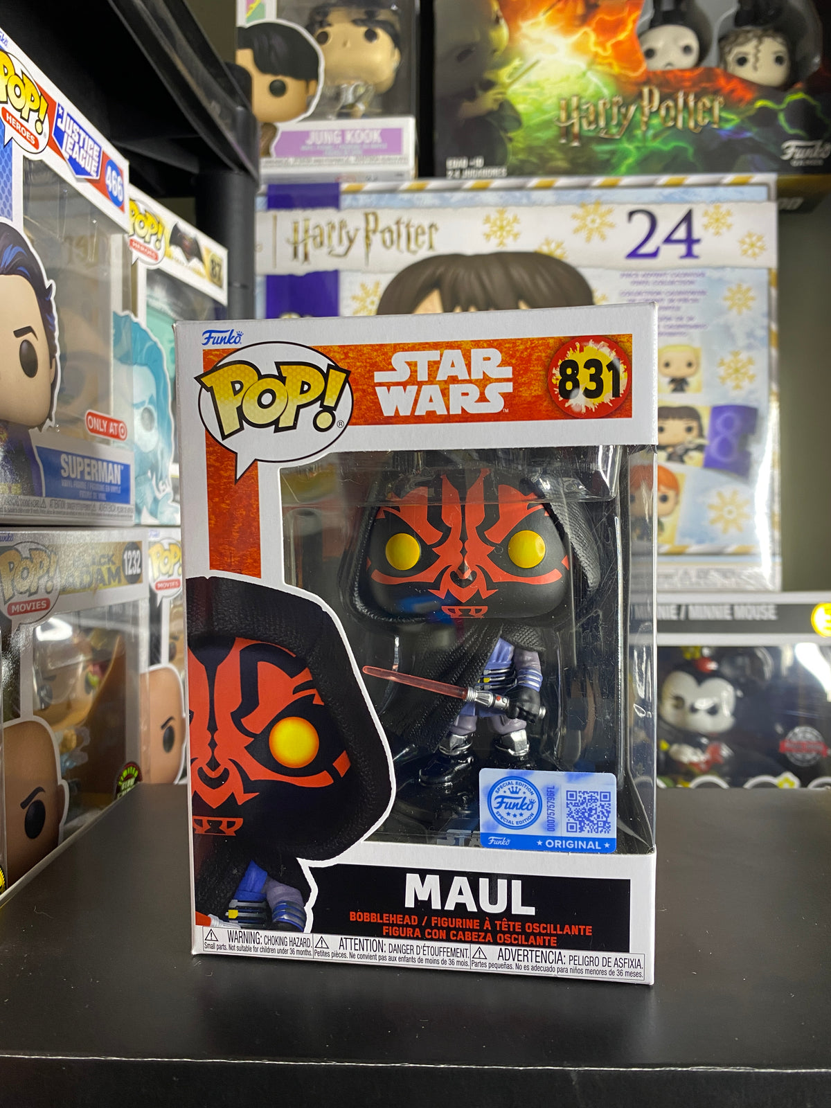 Funko Pop Maul Star Wars caja