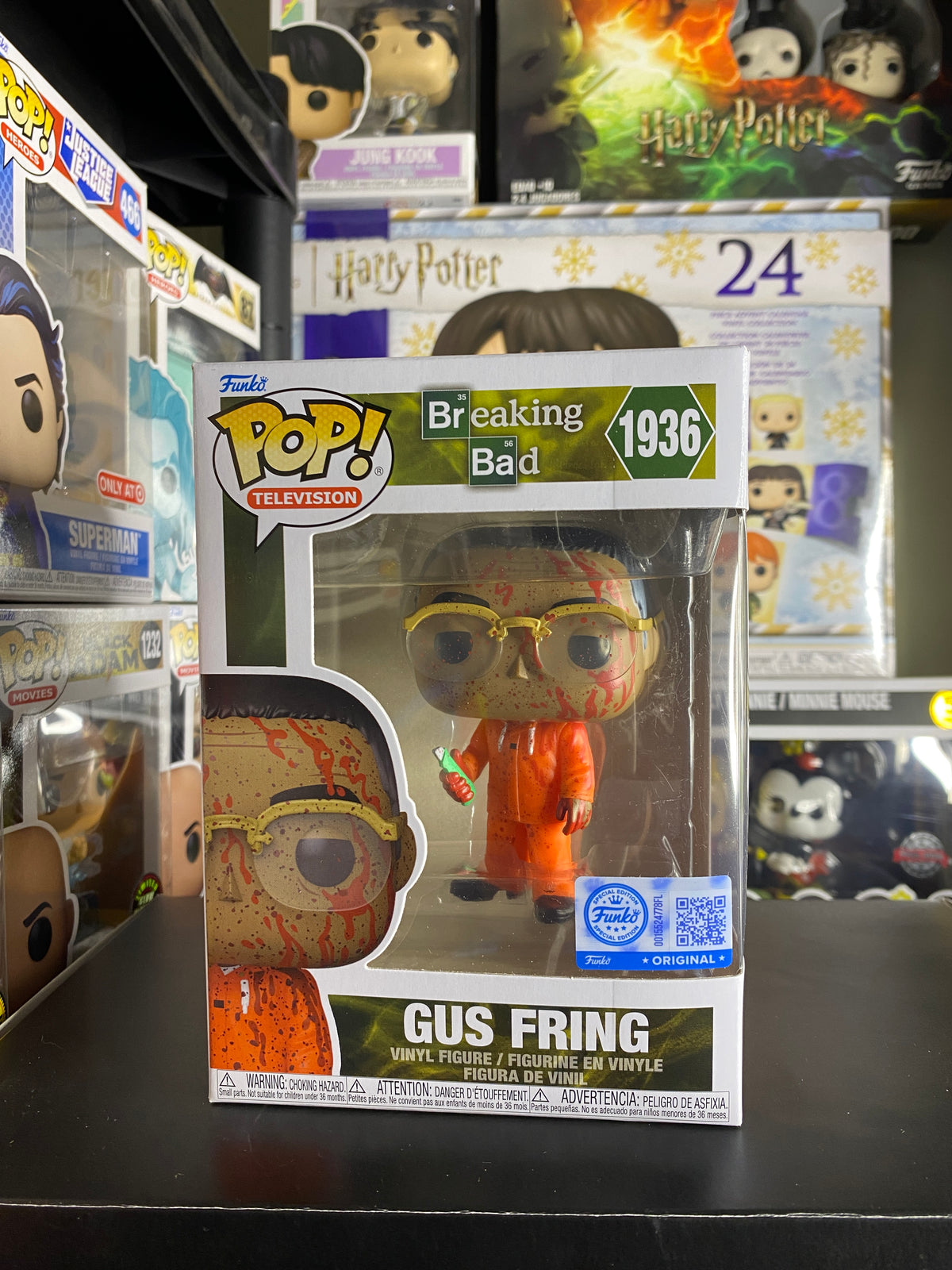 Funko Pop Gus Fring Bloody caja