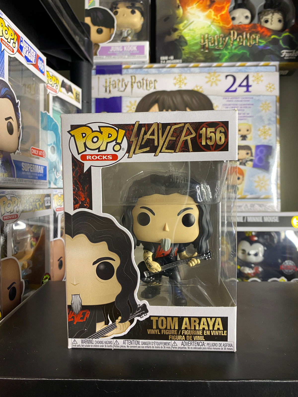 Funko Pop Tom Araya Slayer caja