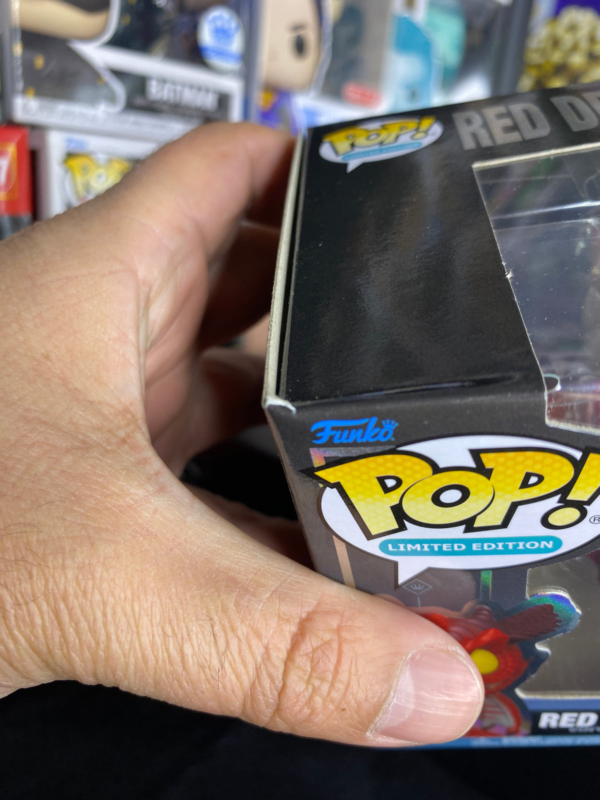 Funko Pop Red Dragon Wyrmling caja vista general