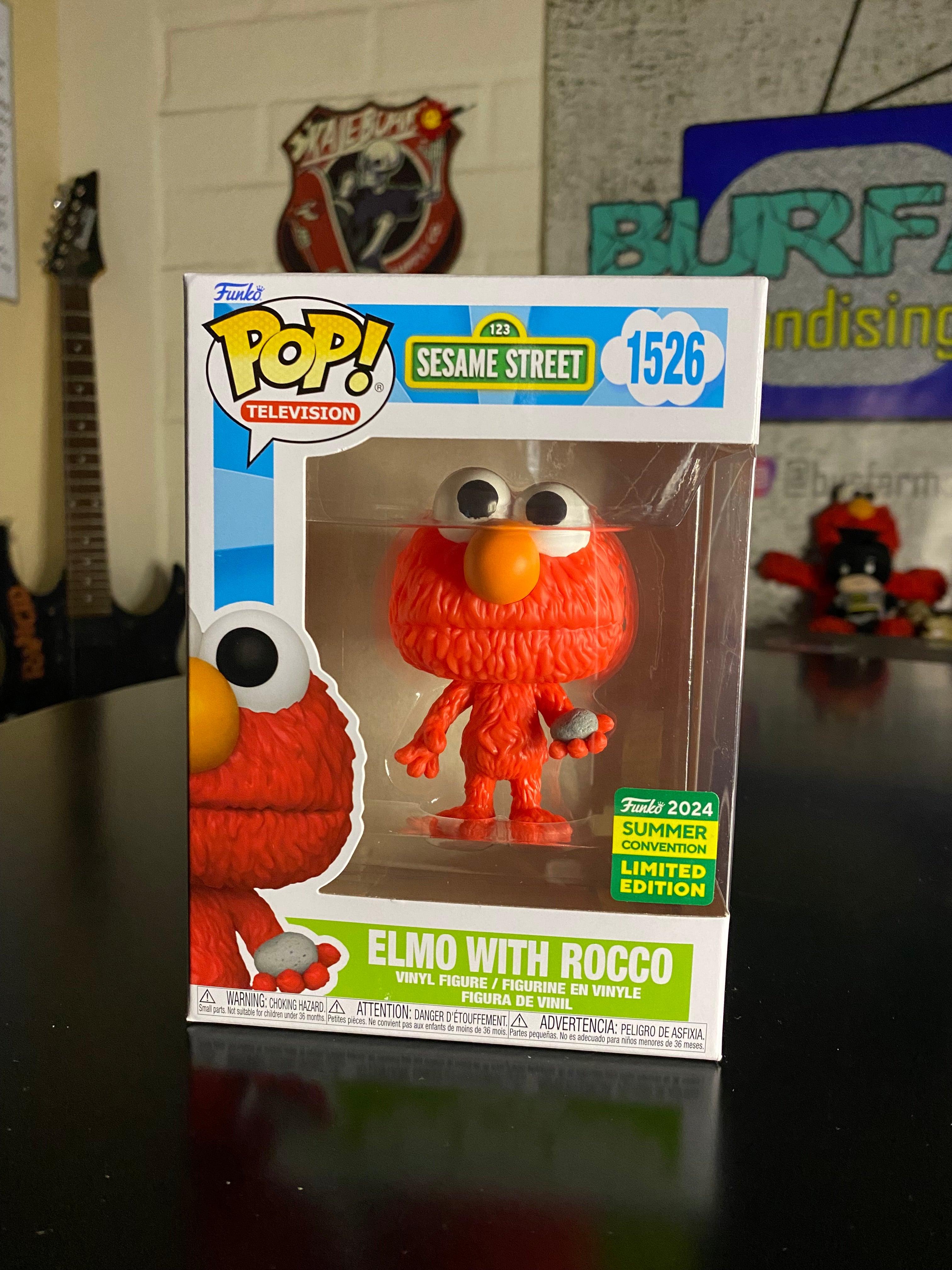 Funko Pop Elmo with Rocco Exclusivo Summer Convention 2024