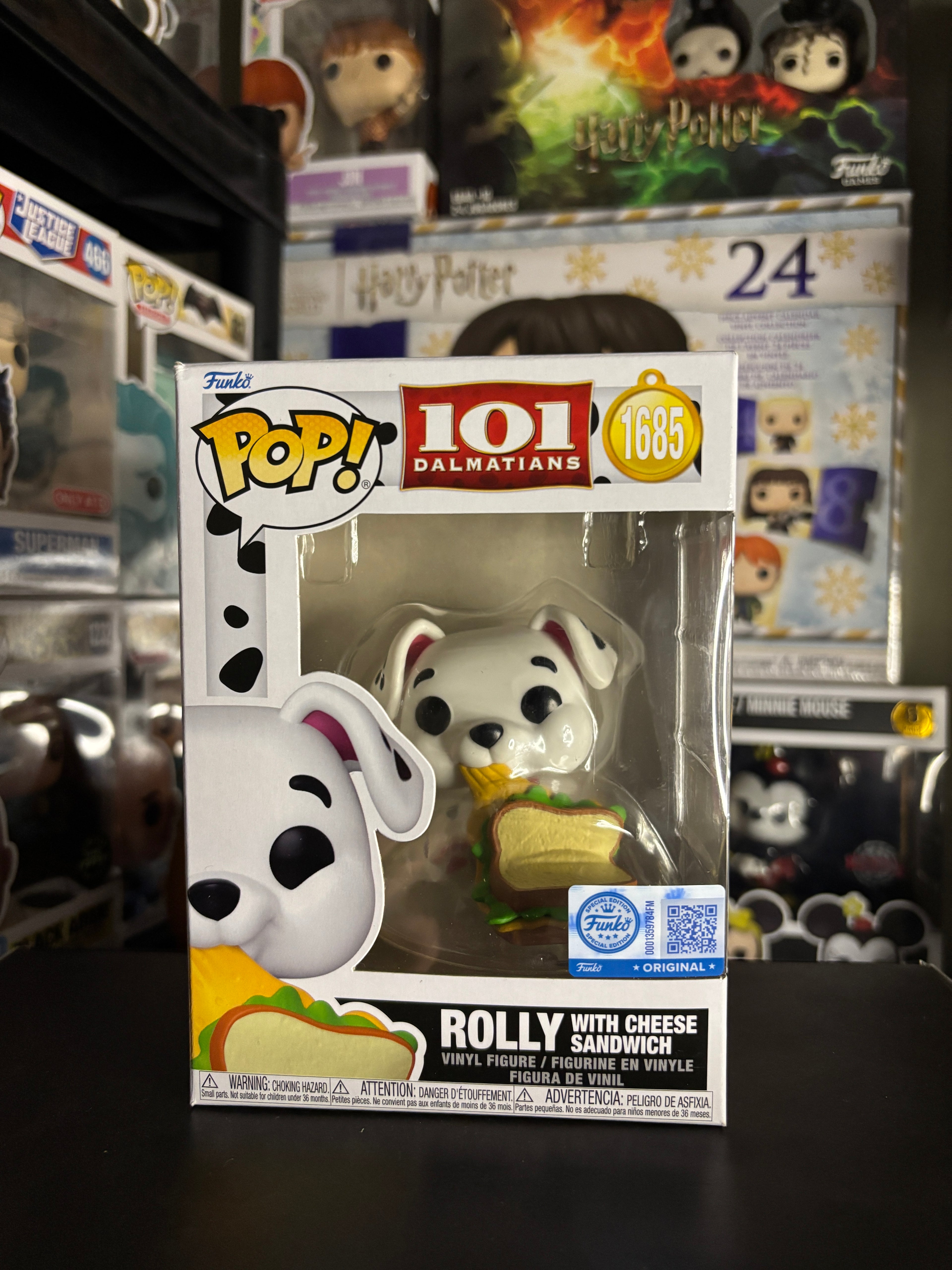 Funko Pop Rolly with Cheese Sandwich 101 Dálmatas Disney
