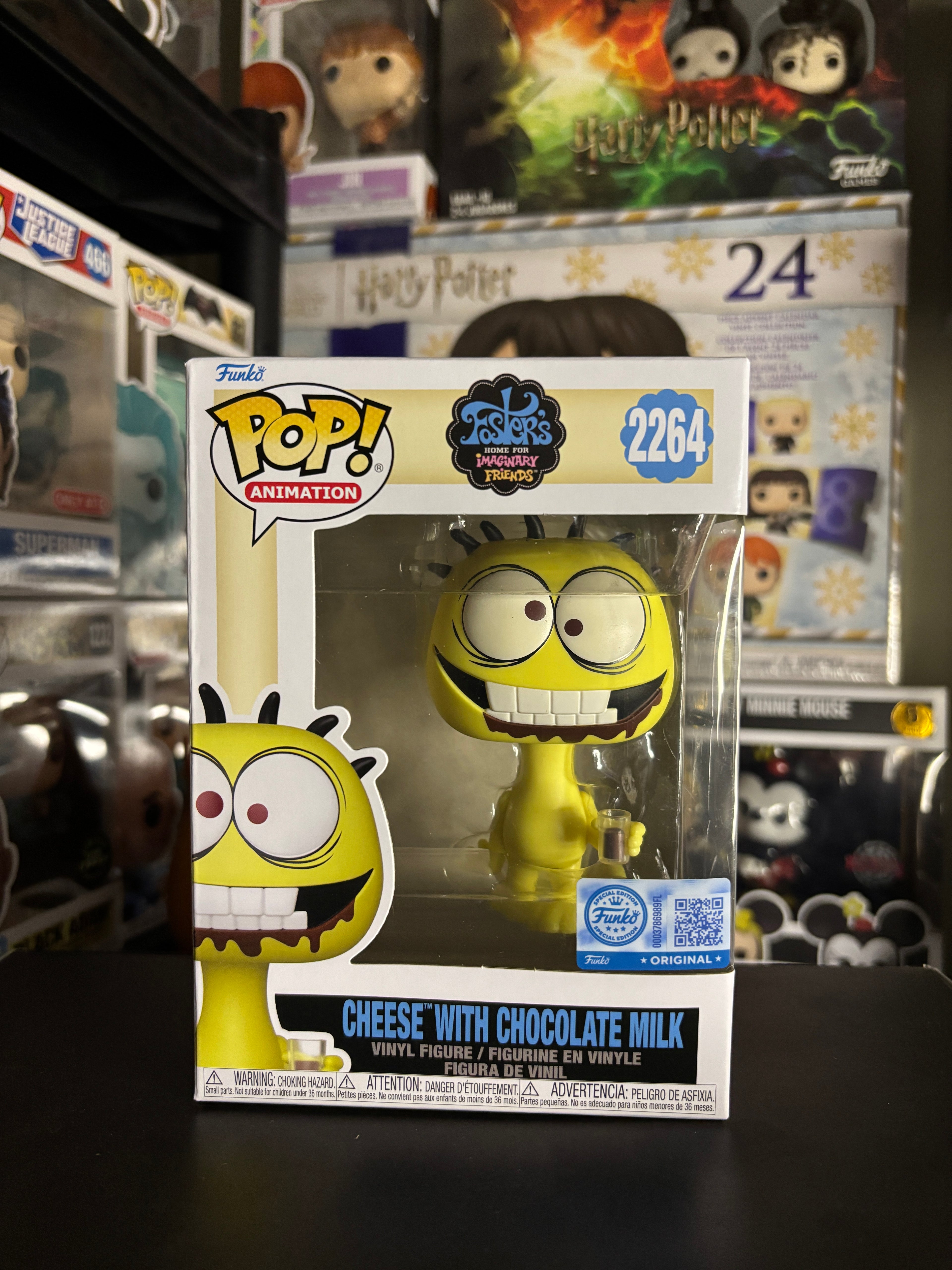 Funko Pop Cheese with Chocolate Milk