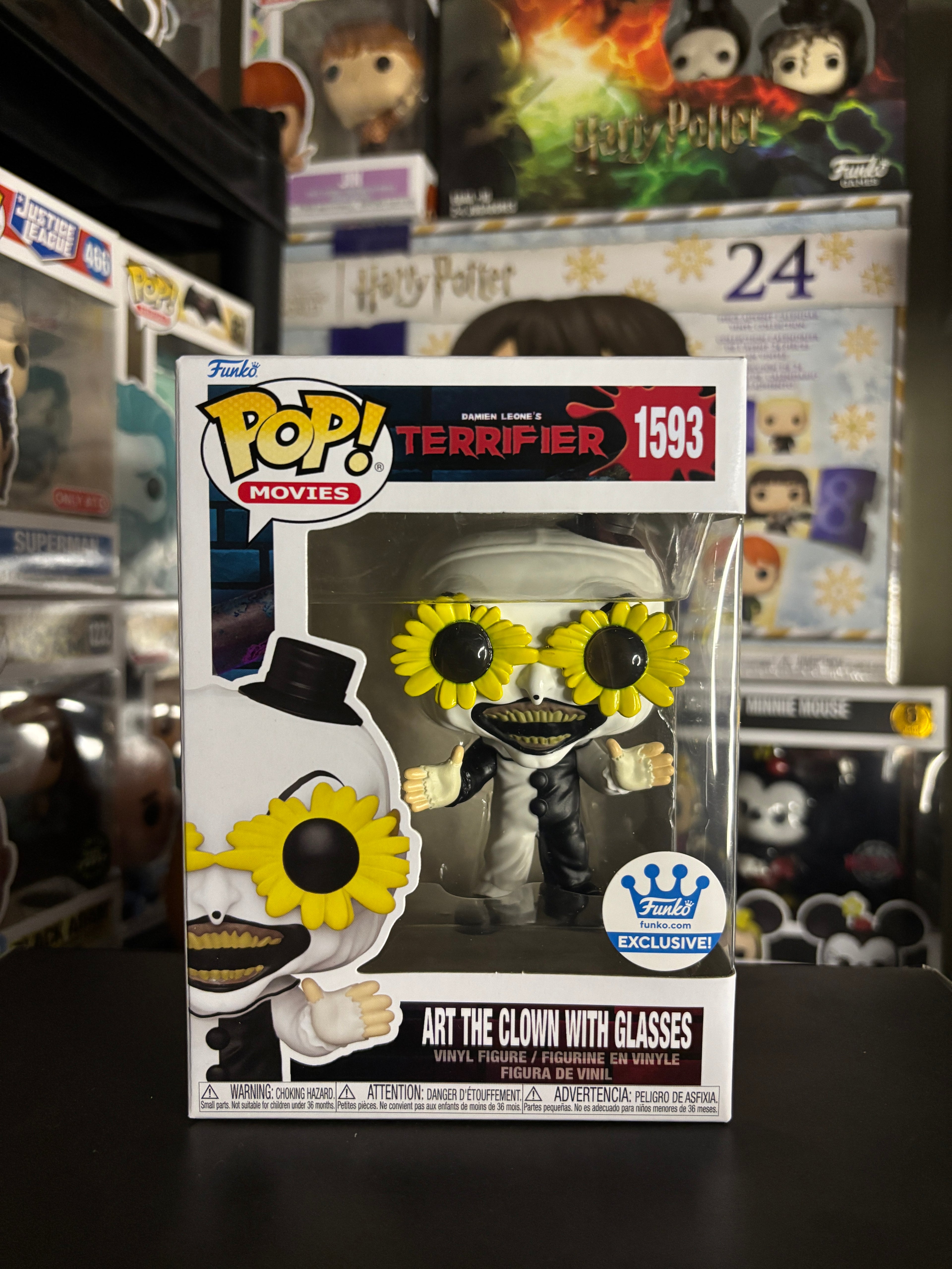 Funko Pop Art the Clown with Glasses Exclusivo FunkoShop