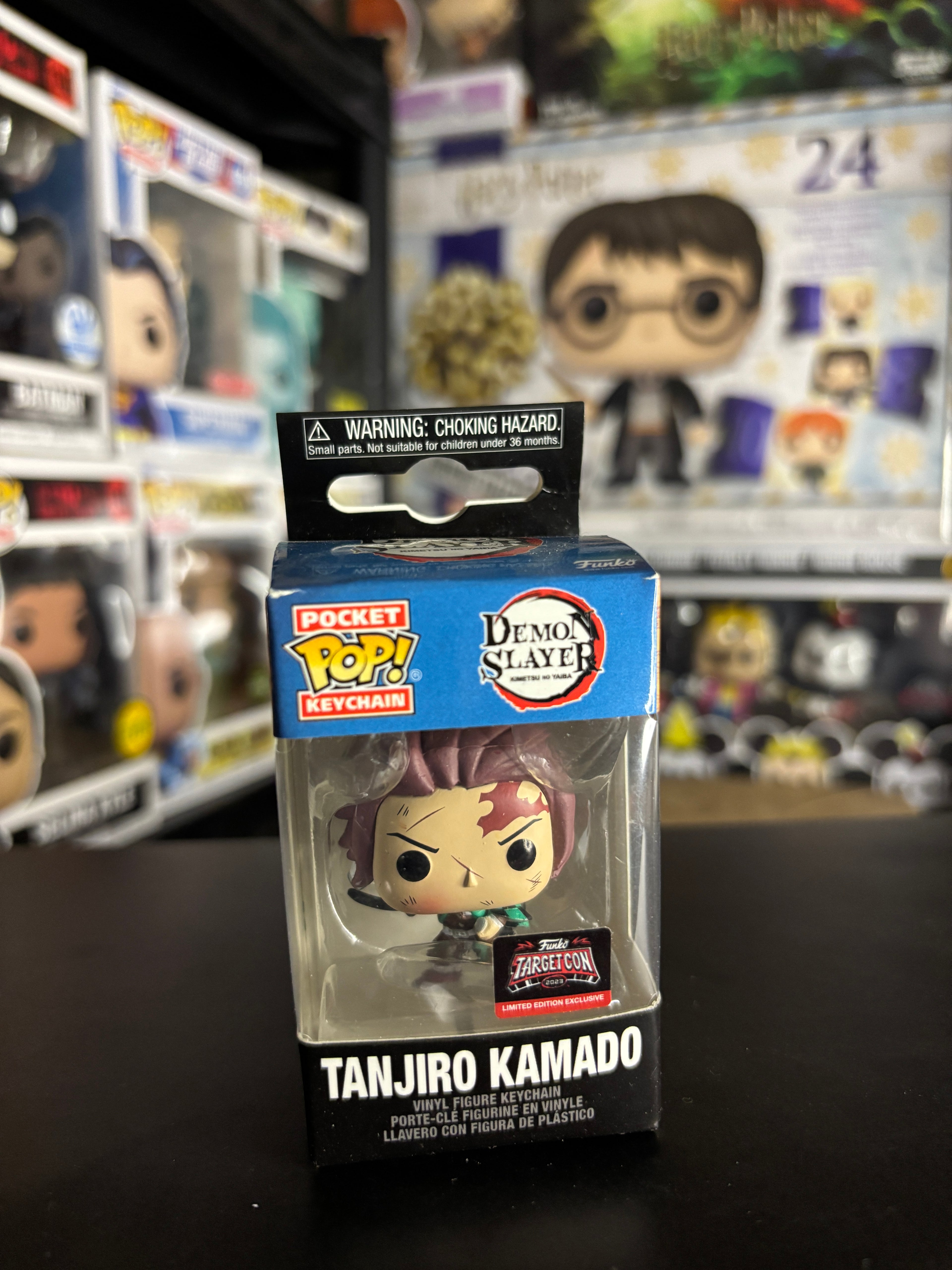 Pocket Pop Keychain Tanjiro Kamado Demon Slayer TargetCon Exclusive Funko