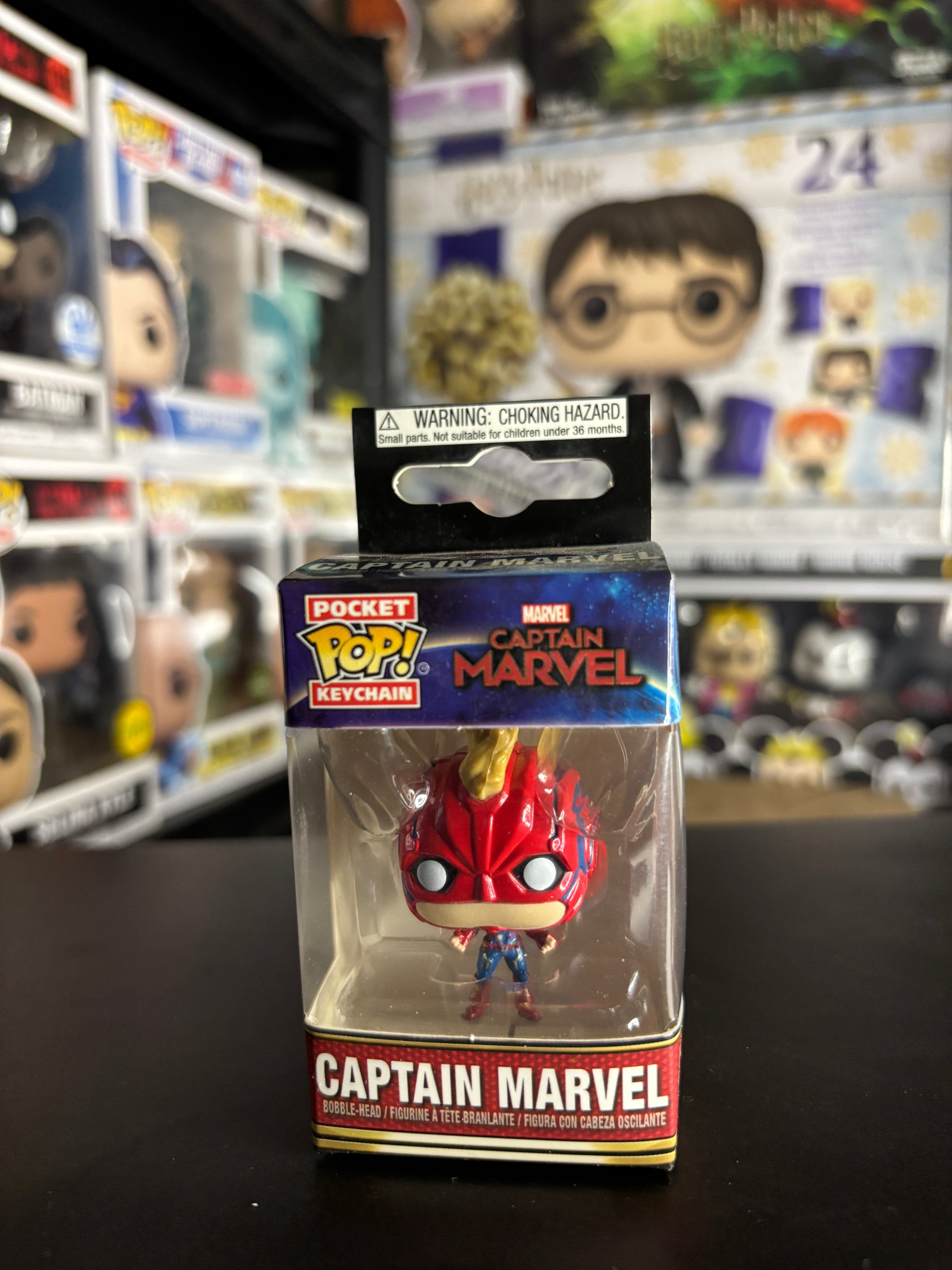 Pocket Pop Keychain Captain Marvel Bobble-Head Funko Marvel