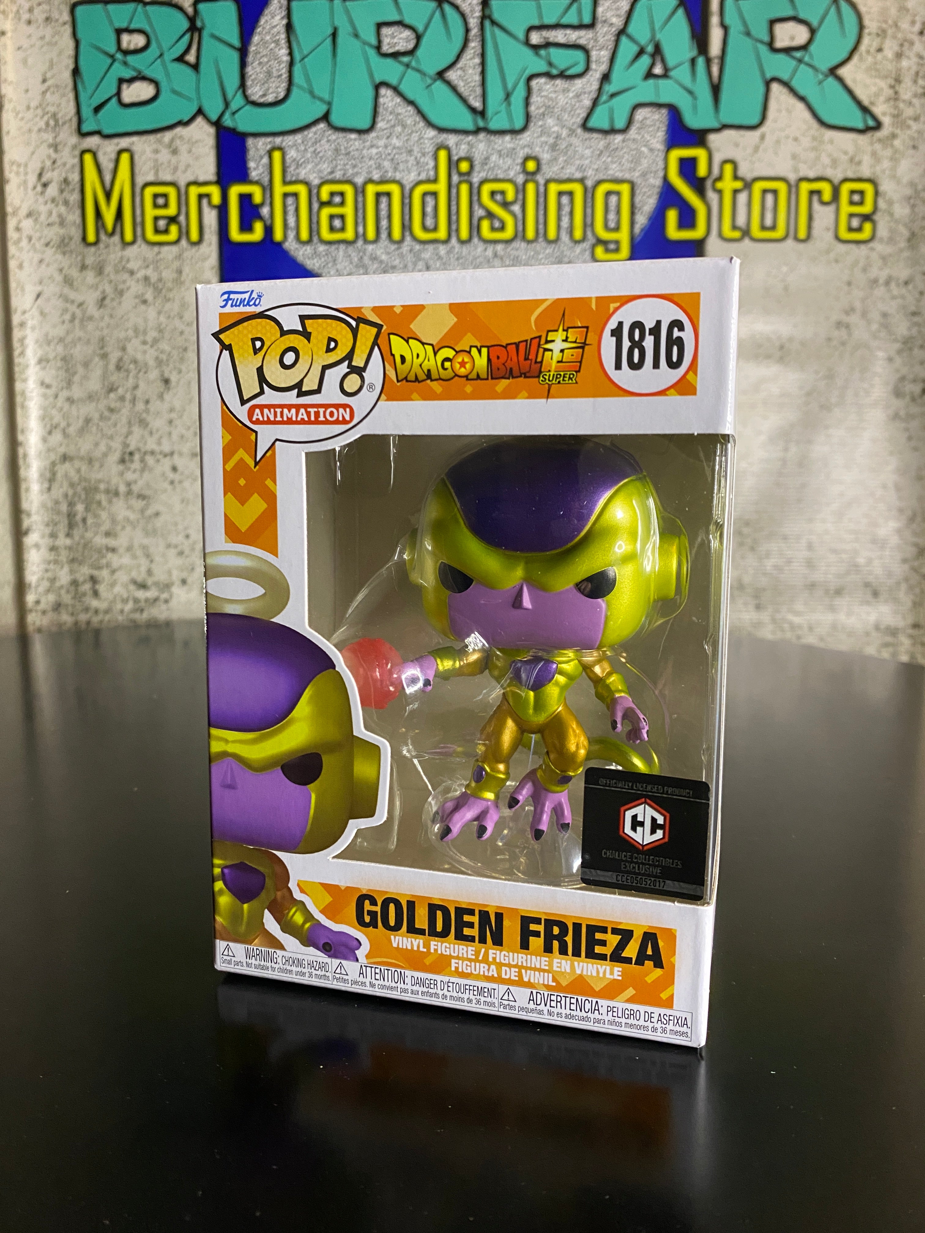 Funko Pop Golden Frieza Exclusivo Chalice Collectibles