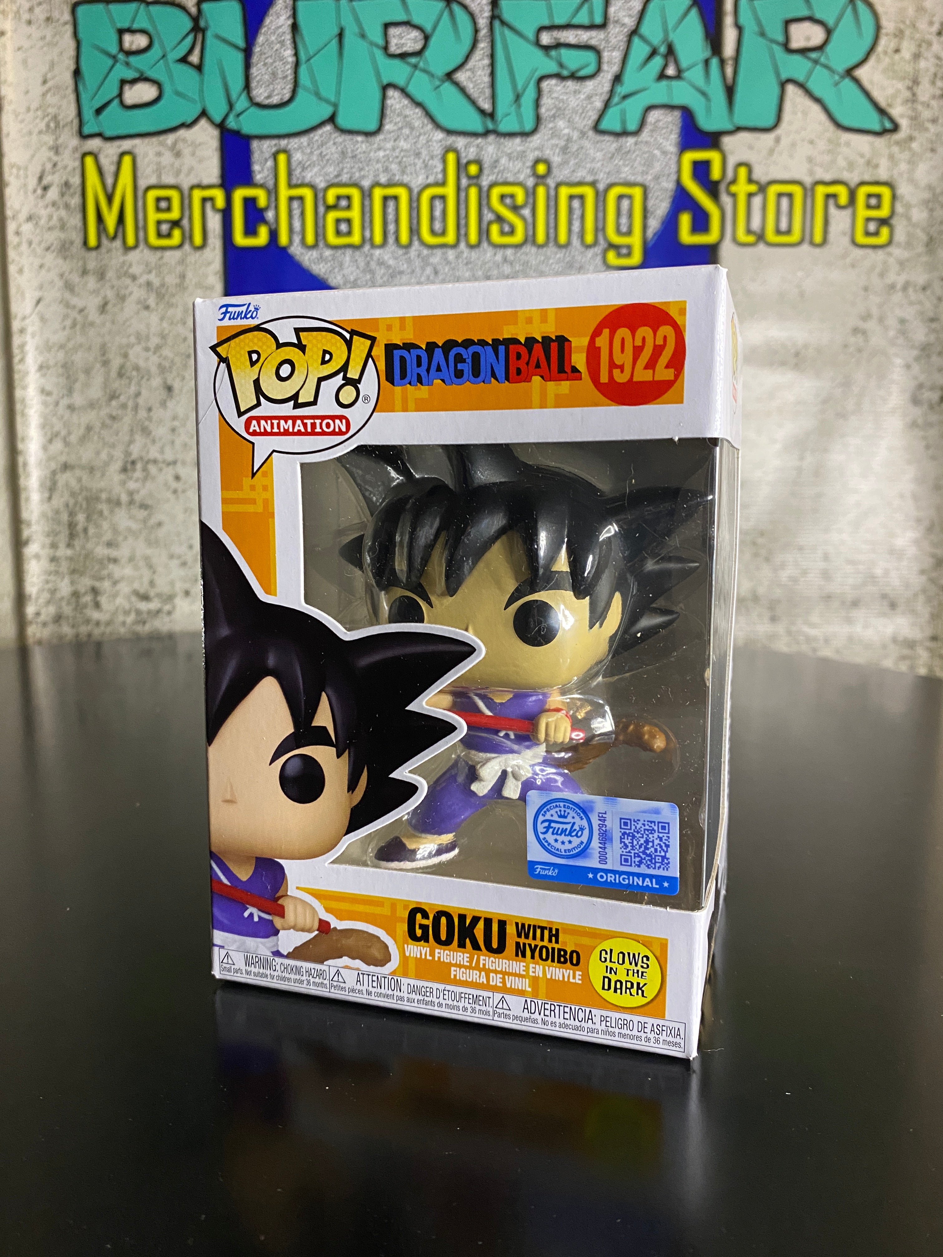 Funko Pop Goku with Nyoibo Glows in the Dark