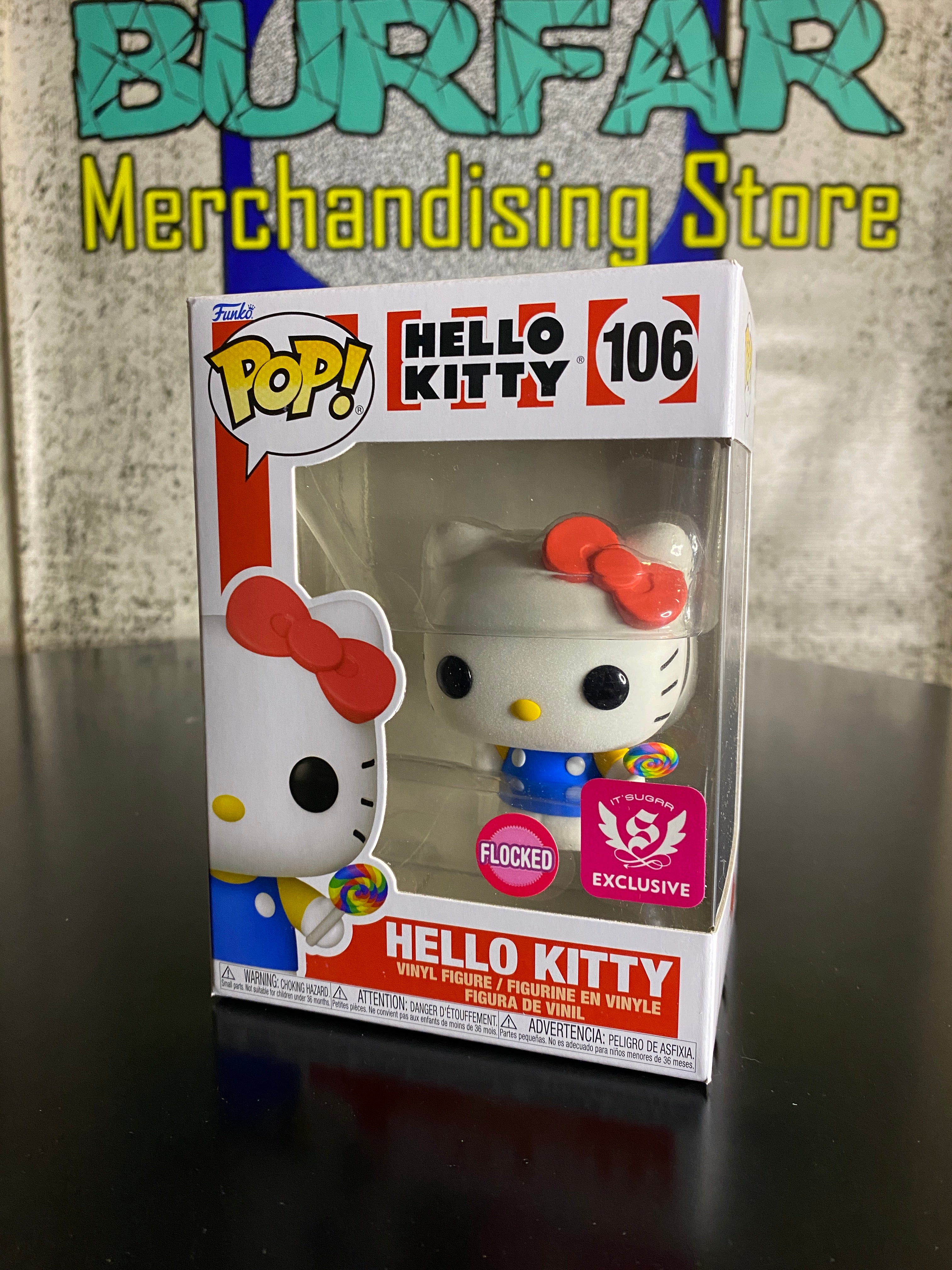 Funko Pop Hello Kitty Flocked Exclusivo It's Sugar