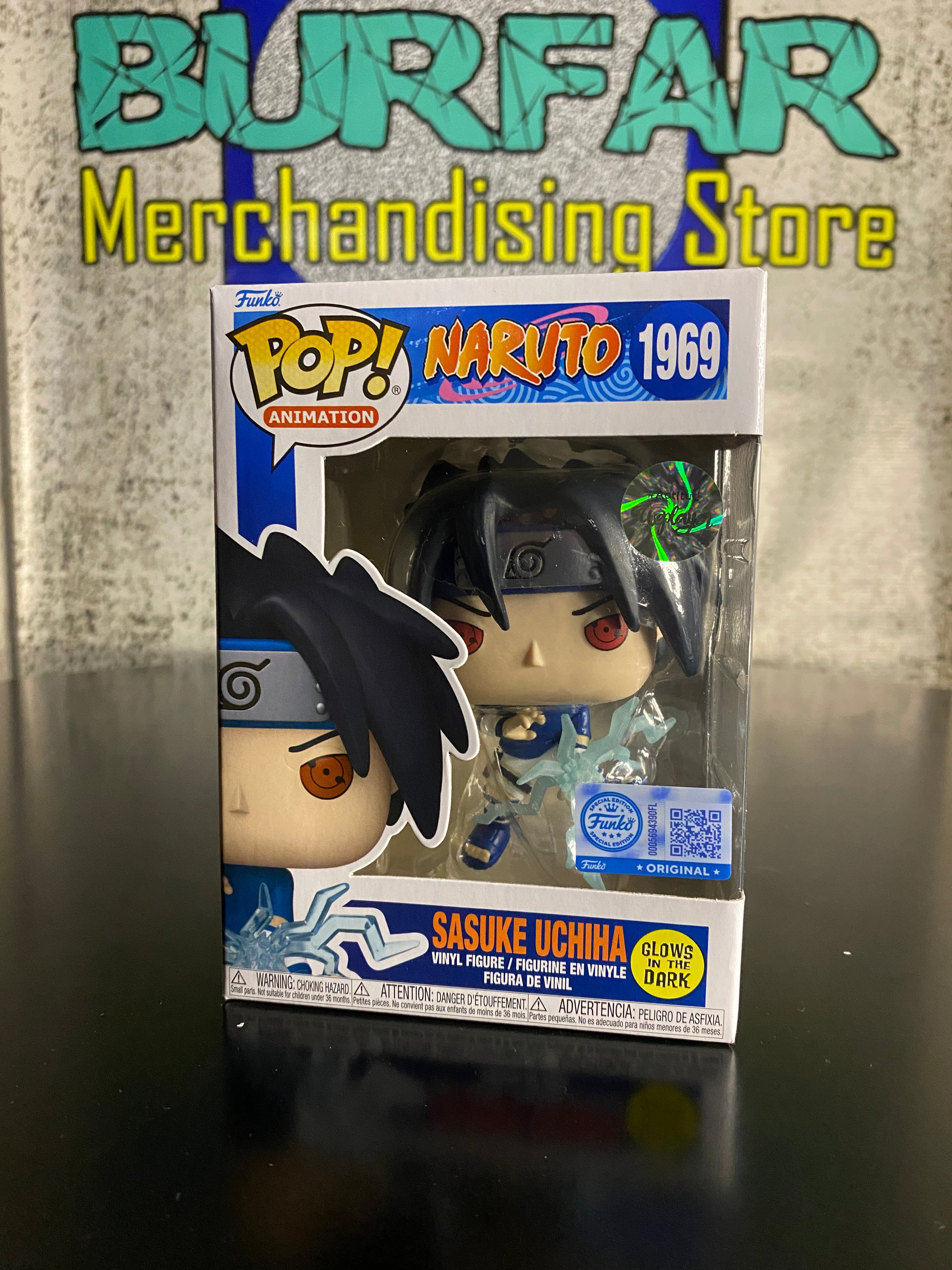 Funko Pop Sasuke Uchiha Glows in the Dark