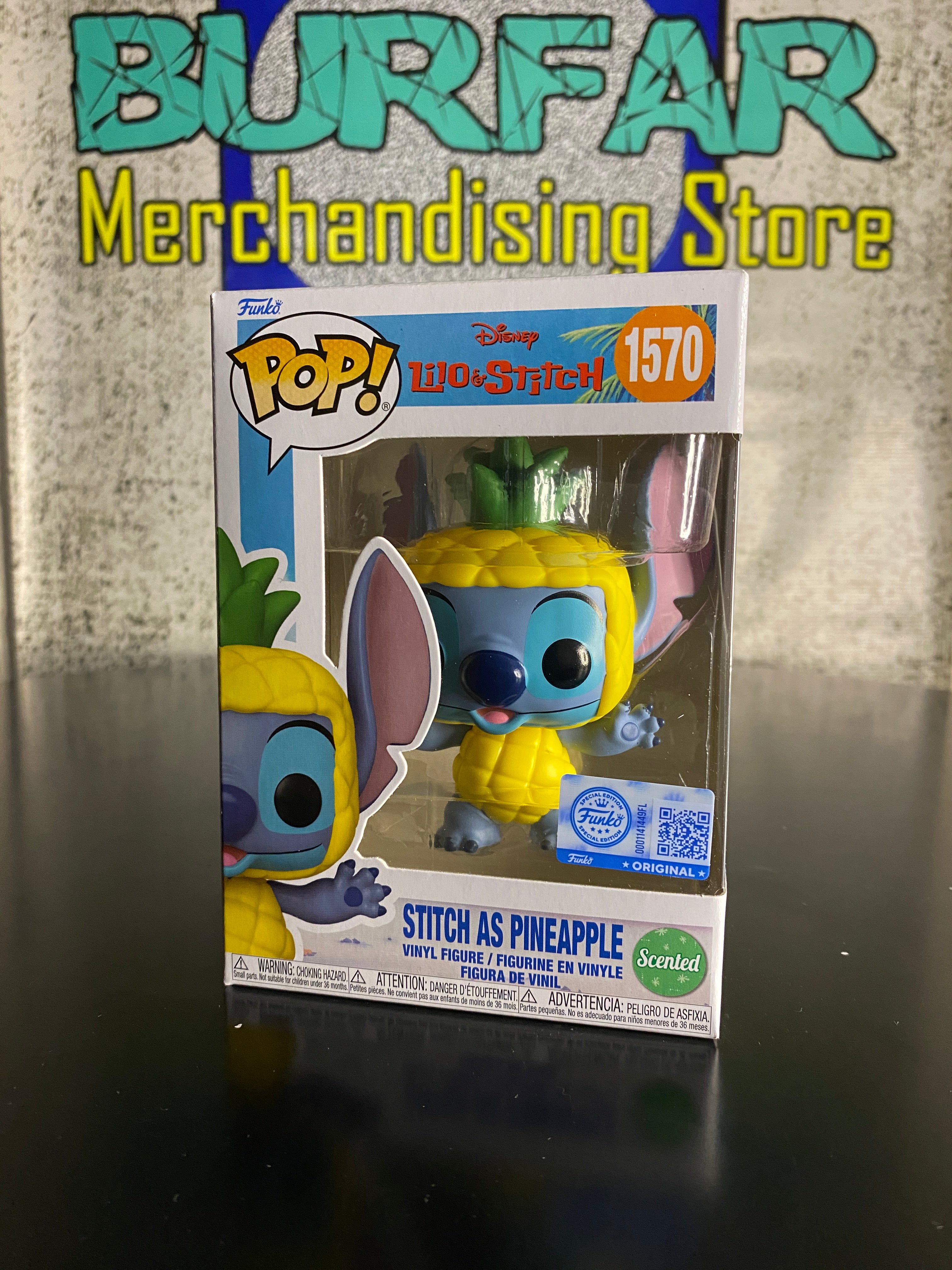 Funko Pop Stitch as Pineapple Scented