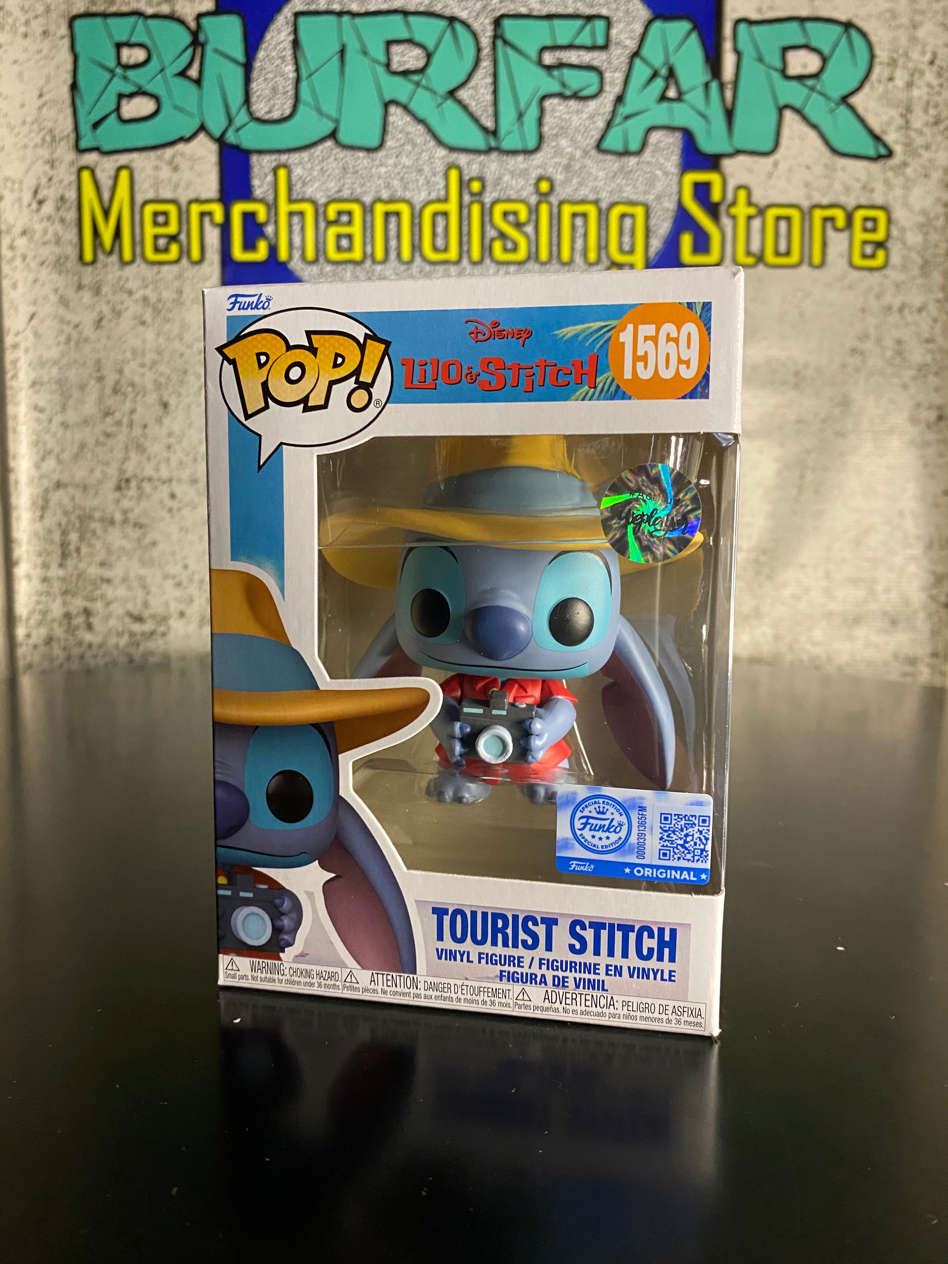Funko Pop Tourist Stitch