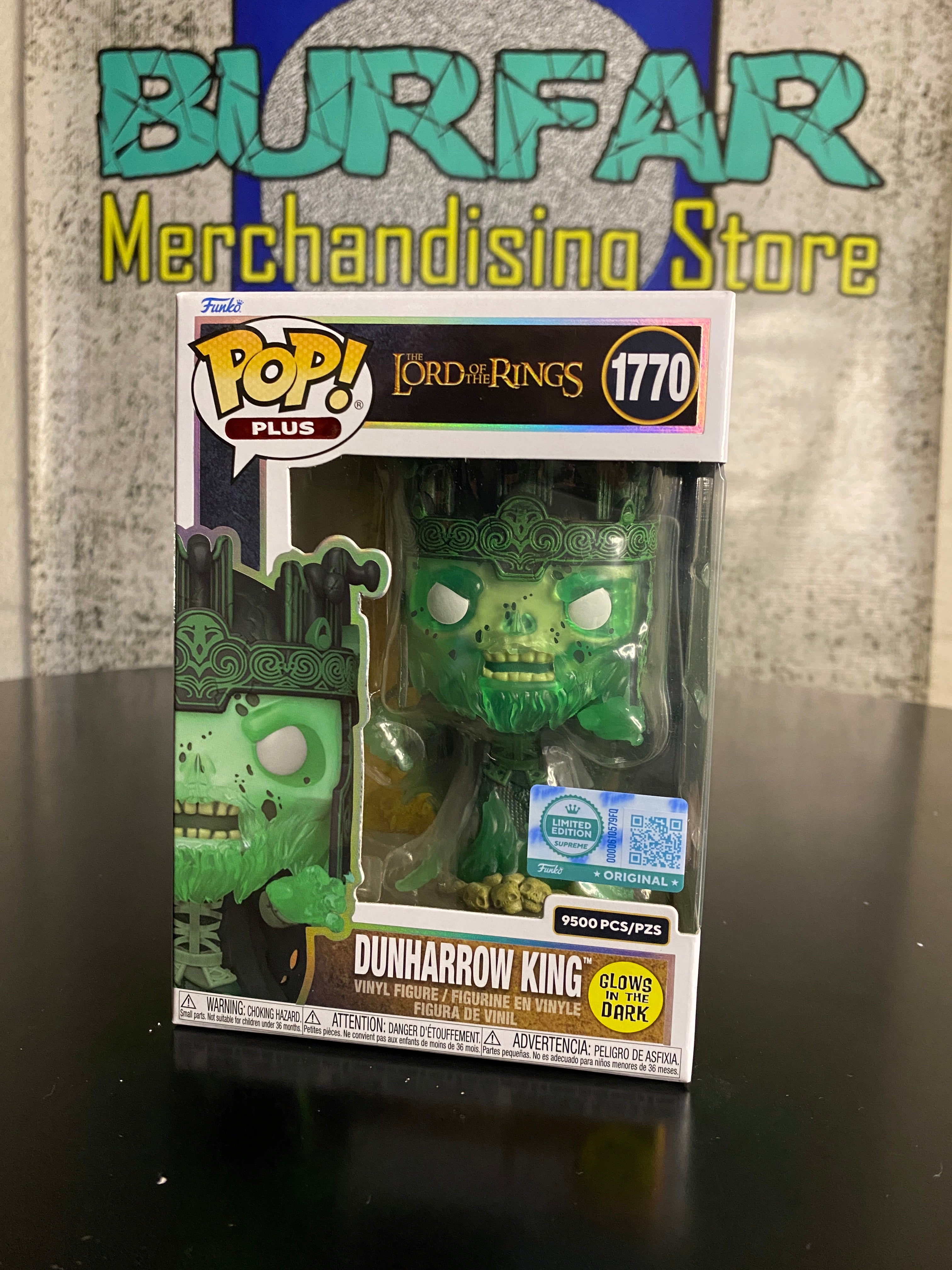 Funko Pop Dunharrow King Glows in the Dark Limited Edition Supreme